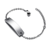 18k Rose & Silver Chain Bracelets for Women