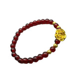 18k Gold-plated Small Bracelet Women's Single Circle National Style