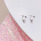 18k Metal Earrings Minimalist Charm Daily Women Jewelry Accessories