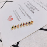 18k Copper Plated Zircon DIY Earrings Bracelet Necklace Material
