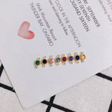 18k Copper Plated Zircon DIY Earrings Bracelet Necklace Material