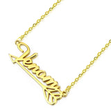 Personalized Arrow Heart Pendant with Name Necklace