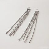 18k Bag Tassel Rhinestone Ball Chain Pendant DIY Earring Material Accessories