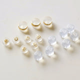 18k Hypoallergenic Silicon Ear Plugs Transparent Earrings