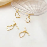 18k Love Oval OT Buckle Hand-made Jewelry Accessory Material