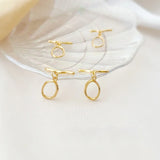 18k Love Oval OT Buckle Hand-made Jewelry Accessory Material