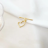18k Love Oval OT Buckle Hand-made Jewelry Accessory Material