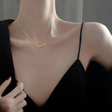Butterfly Pendant Necklace 18k Gold-Plated Chain Jewelry