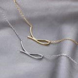 Butterfly Pendant Necklace 18k Gold-Plated Chain Jewelry