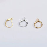 18k Plated Retro French Round Belt Hook Ring Hook for DIY Earrings