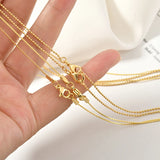 18k Electroplating Copper Bead Chain DIY Jewelry Material