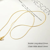 18k Electroplating Copper Bead Chain DIY Jewelry Material