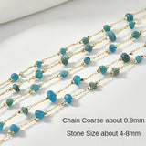 18k Gold Plated Gravel Chain DIY Jewelry Material