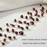 18k Gold Plated Gravel Chain DIY Jewelry Material