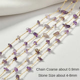 18k Gold Plated Gravel Chain DIY Jewelry Material