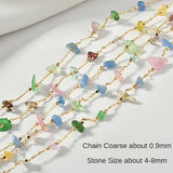 18k Gold Plated Gravel Chain DIY Jewelry Material