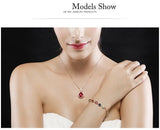 Rose Multicolor Crystal Bracelet for Women Citrine Gemstones Zircon Diamonds