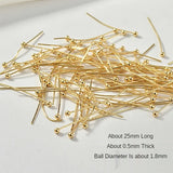 18k Color-Preserving Round Head Needle String Beads DIY Jewelry Materials