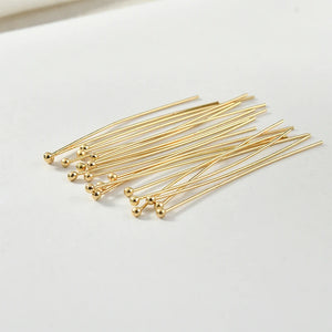 18k Color-Preserving Round Head Needle String Beads DIY Jewelry Materials