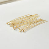 18k Color-Preserving Round Head Needle String Beads DIY Jewelry Materials