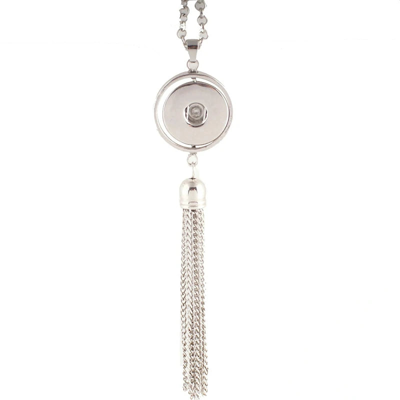 18mm 20mm Snap Button Necklace DIY Jewelry 5pcs/lot