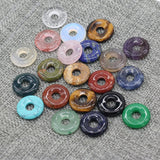 18mm Big Hole Chakra Pendants for Jewelry Making