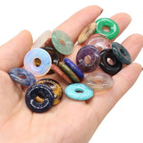 18mm Big Hole Chakra Pendants for Jewelry Making