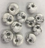 18mm Opal Stone Quartz Crystal Donut Beads Pendant DIY Jewelry Making