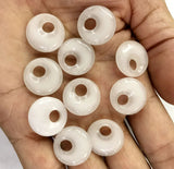 18mm Opal Stone Quartz Crystal Donut Beads Pendant DIY Jewelry Making