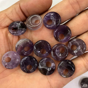 18mm Aventurine Donut Charms Pendant for DIY Jewelry Making