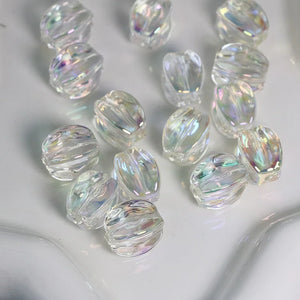 18mm Transparent AB Lantern Beads for Jewelry Making DIY Bracelet
