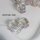 18mm Transparent AB Lantern Beads for Jewelry Making DIY Bracelet