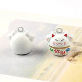 18mm Lucky Cat Bell Jingle Bells DIY Beads For Charm Necklace