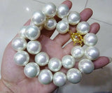 18mm Shell Pearl Necklace 18K Clasp 18inch