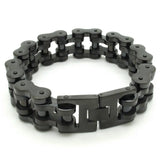 18mm Men's Motorcycle Chain Bracelet Stainless Steel