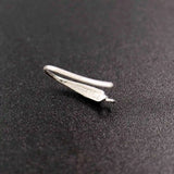 925 Sterling Silver Earrings Hooks 18mm DIY Supplies