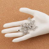 18pcs Heart Cross Charm Beads Fit European Bracelets B425