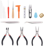 18pcs Jewelry Making Supplies Kit with Zipper Storage Case