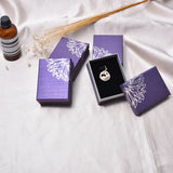Cardboard Box Velvet Layer Jewelry Case Necklaces Bracelets Earrings Ring