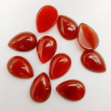 18x13MM Red Carnelian Teardrop Stone Bead for Jewelry Making