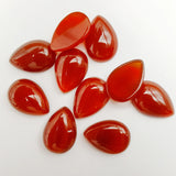 18x13MM Red Carnelian Teardrop Stone Bead for Jewelry Making