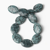 18x13mm Natural Oval Agates Jades Quartz Crystal Faceted Amazonite Beads
