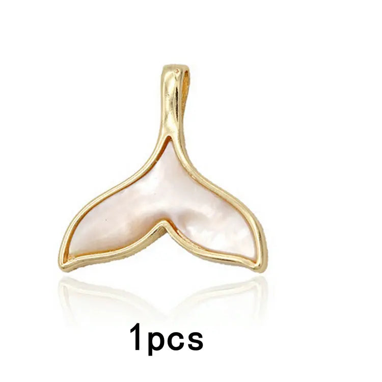 Whale Tail Pendant Charms 14K Plated DIY Jewelry Making Bracelets Necklaces