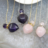 Lantern Shaped Perfume Bottle Pendant Chains