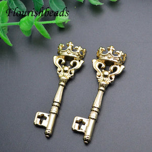 Plating Crown Scepter Charms Pendant for DIY Necklace 10pcs