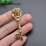 Plating Crown Scepter Charms Pendant for DIY Necklace 10pcs