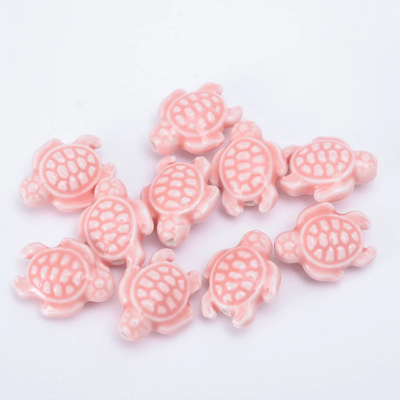 Sea Turtle Ceramic Beads for Bracelet DIY Jewelry Making