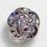 UV Effect Twisted Shape Acrylic Beads 10Pc