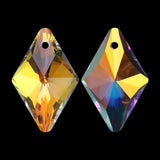 Crystal Rhombic Glass Loose Beads for Jewelry Making DIY