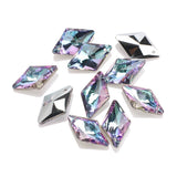 Crystal Rhombic Glass Loose Beads for Jewelry Making DIY